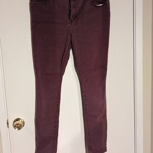 Levi's Purple Skinny Jeans with Stretch Denim